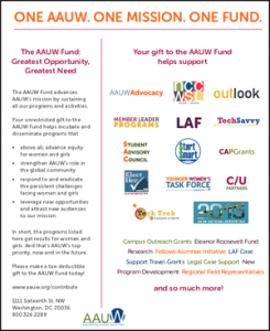 View the AAUW Fund diagram to see how funds are structured.